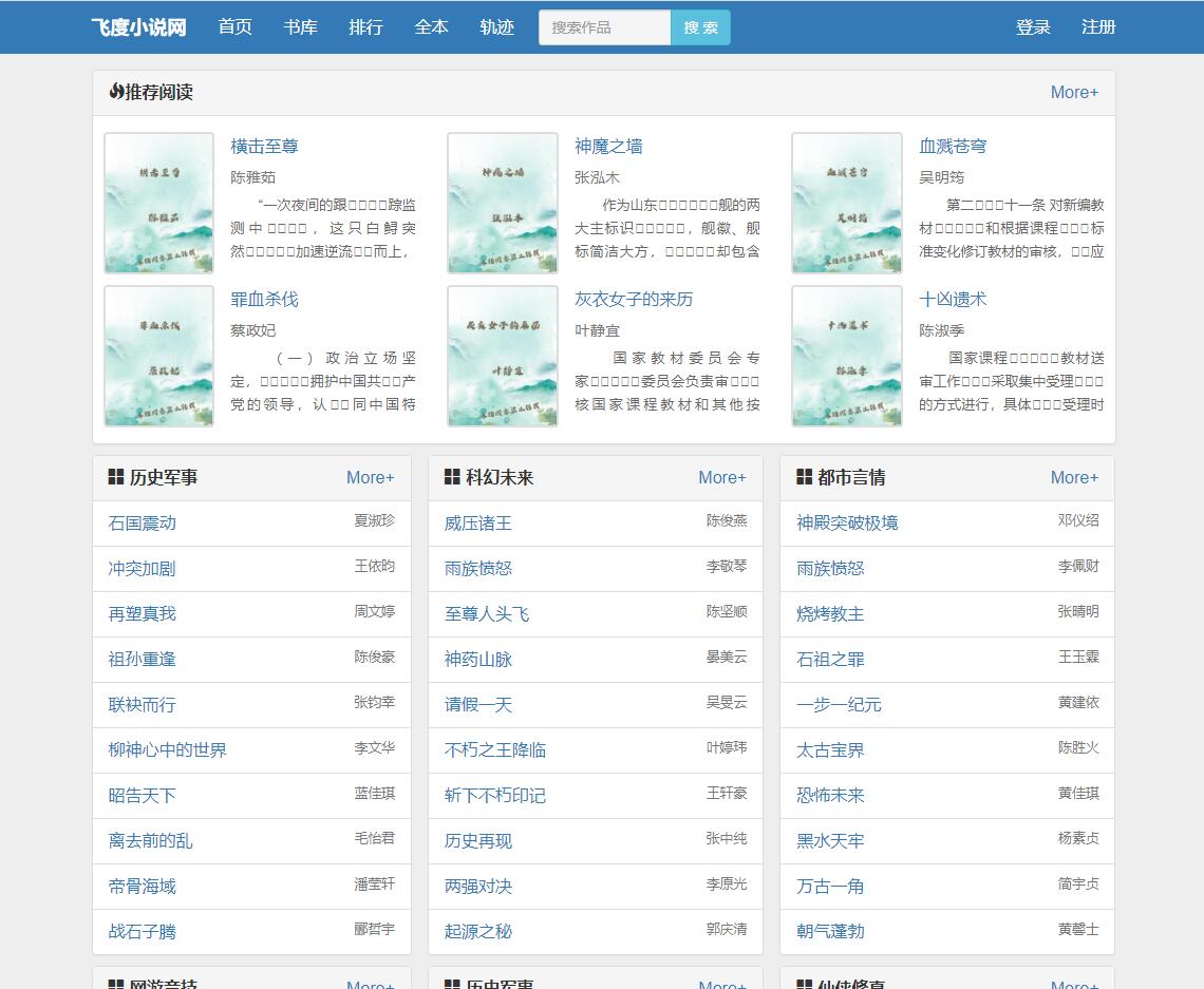 飞度小说泛目录2.0